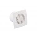 Eurovent ventilator axiaal badkamer-keukenventilator DT 150 ABS kunststof wit 61901700