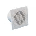 Eurovent ventilator axiaal badkamer-keukenventilator S 150 ABS kunststof wit 61907400