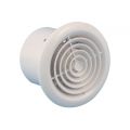Eurovent ventilator axiaal badkamer-toiletventilator PF 125 ABS kunststof wit 61908000
