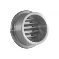 Nedco ventilatie buitenrooster kraag model diameter 150 mm RVS 62604411