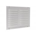 Nedco ventilatie kaderrooster 200x250 mm aluminium wit 62908600