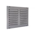 Nedco ventilatie kaderrooster 250x200 mm aluminium F1 aluminium geanodiseerd 62908717