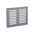 Nedco ventilatie kaderrooster 300x250 mm aluminium aluminium RAL 9006 62908907