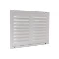 Nedco ventilatie kaderrooster 300x300 mm aluminium wit 62909000