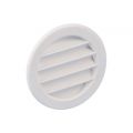 Nedco ventilatierooster diameter 75 mm met kraag PS kunststof wit 63002500