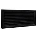 Nedco ventilatie aluminium deurrooster 545x245 mm zwart 64000401