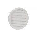 Nedco ventilatierooster diameter 80 mm met kraag nylon wit 64801900