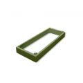 Dulimex DX RBM TP1000 WE tussenplaat voor raambeslag RBM zamac epoxy coating wit 0130.591.2002