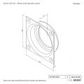 Olda 86 PM inbouw schuifdeurkom type 86 PM staal verzinkt 0868.086.1121