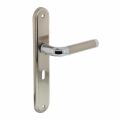 Intersteel Living 1683 deurkruk Agatha op langschild sleutelgat 56 mm chroom-nikkel mat 0016.168324