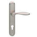 Intersteel Living 1695 deurkruk George op langschild profielcilinder 72 mm nikkel mat 0019.169536