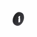 Intersteel Living 3186 sleutelplaatje kunststof verdekt diameter 49x7 mm messing zwart 0023.318616