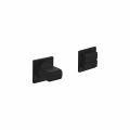 Intersteel Living 3439 WC-sluiting 8 mm minimalistisch zelfklevend vierkant 30x30x2,5 mm RVS zwart 0023.343960