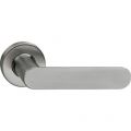 Intersteel Living 0643 gatdeel deurkruk Massief strak-elegant op rozet met ring met veer RVS 0035.064302A