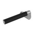 Intersteel Exclusives 0732 gatdeel deurkruk links Munnikhof Dock Black met rozet rond plat verdekt RVS 0035.073202B