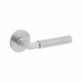 Intersteel Essentials 1839 deurkruk Baustil vastdraaibaar geveerd op ronde magneet rozet RVS 0035.183902
