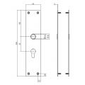 Intersteel Essentials 2688 schild renovatie rechthoekig 250x55 mm x 2 mm PC 55 RVS 0035.268829