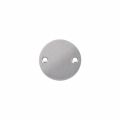 P+E 6810 rozet blind rond diameter 55x2 mm met schroefgaten RVS geborsteld FP-6810-F00-130