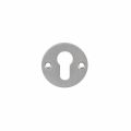 P+E 6812 rozet profielcilindergat rond diameter 55x2 mm met schroefgaten RVS geborsteld FP-6812-F00-130