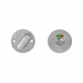 P+E 6822 rozet toilet- en badkamersluiting rond diameter 55x2 mm met 8 mm stift RVS geborsteld FP-6822-000-130