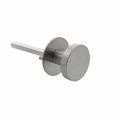 P+E 3650 deurknop op ronde rozet 55x2 mm wisselstift 8 mm RVS geborsteld KN-3650-A00-13M