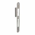 P+E 4081 sluitplaat voor projectsloten met dag- en nachtschoot DIN rechts 235x25 mm RVS geborsteld SL-4081-000-13R