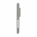 P+E 4083 sluitplaat voor projectsloten met nachtschoot DIN links 235x25 mm RVS geborsteld SL-4083-000-13L