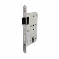 P+E 4520 dag- en nachtslot profielcilindergat 72 mm DIN links met RVS geborstelde voorplaat 235x20 mm SL-4520-000-13L