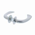 P+E 8699 deurkruk Erick op ronde rozet 8 mm stift RVS geborsteld ZW-8699-A00-130