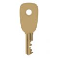 SecuMax 832 raamgrendel met slot en sleutel bruin sleutel draai-kiep 2510.591.56