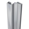 SecuStrip Style achterdeur buitendraaiend terugligging 24-26 mm L 2150 mm blank geanodiseerd 1010.182.05
