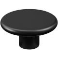 Hermeta 3755 meubelknop rond 50 mm zwart 3755-70