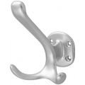 Hermeta 0028 garderobe hoed- en jashaak dubbel naturel 0028-01