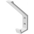 Hermeta 0138 garderobe hoed- en jashaak enkel wit 0138-79