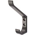 Hermeta 0148 garderobe hoed- en jashaak enkel mat zwart 0148-18