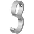 Hermeta 0591 schuifhaak voor ronde garderobebuis D=19 mm naturel 0591-01