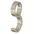 Hermeta 0591 schuifhaak voor ronde garderobebuis d=19 mm nieuw zilver 0591-02