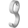 Hermeta 0591 schuifhaak voor ronde garderobebuis D=19 mm mat naturel 0591-11