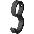 Hermeta 0591 schuifhaak voor ronde garderobebuis D=19 mm mat zwart 0591-18