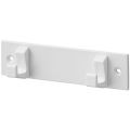 Hermeta 0652 handdoekrek 2 haaks wit 0652-79