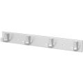 Hermeta 0654 handdoekrek 4 haaks naturel 0654-01
