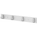 Hermeta 0654 handdoekrek 4 haaks mat naturel 0654-11