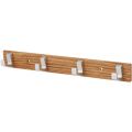 Hermeta 0654 handdoekrek 4 haaks hout-aluminium 0654-36