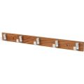 Hermeta 0655 handdoekrek 5 haaks hout-aluminium 0655-36