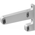 Hermeta 1090 garderobebuis steun eind links Gardelux 1 type 6 naturel 1090-01