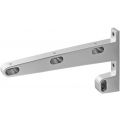 Hermeta 1140 garderobebuis steun eind links Gardelux 1 type 13 naturel 1140-01