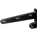 Hermeta 1142 garderobebuis steun midden Gardelux 1 type 13 mat zwart 1142-18