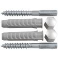 Hermeta 1199 garderobebuis montageset Gardelux 1 M8 naturel 1199-01