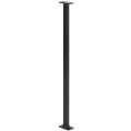 Hermeta 1338 garderobe verbindingsregel 70 cm set 2 stuks zwart 1338-70