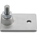 Hermeta 1365 garderobe bouwprofiel stelplaat M10 Gardelux naturel 1365-01